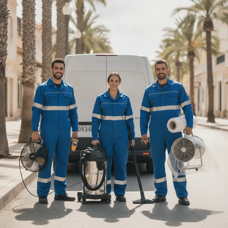 Restauración de Daños Por Agua equipo en Calvia
